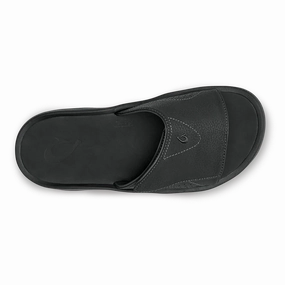 Olukai Nalu Slide Black Men's