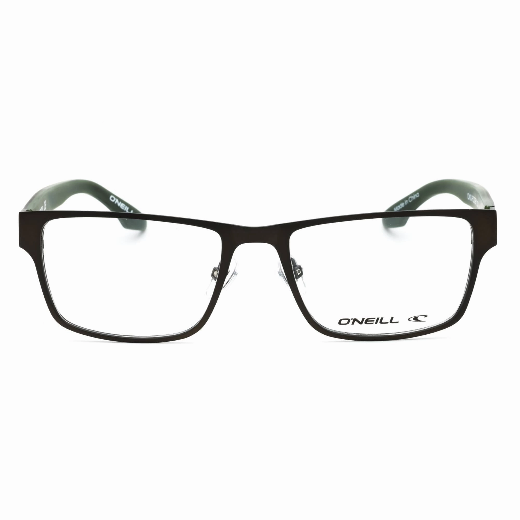 ONeill Men's Eyeglasses - Khaki/Green Metal Rectangular Shape Frame | ONO-FOSTER 007