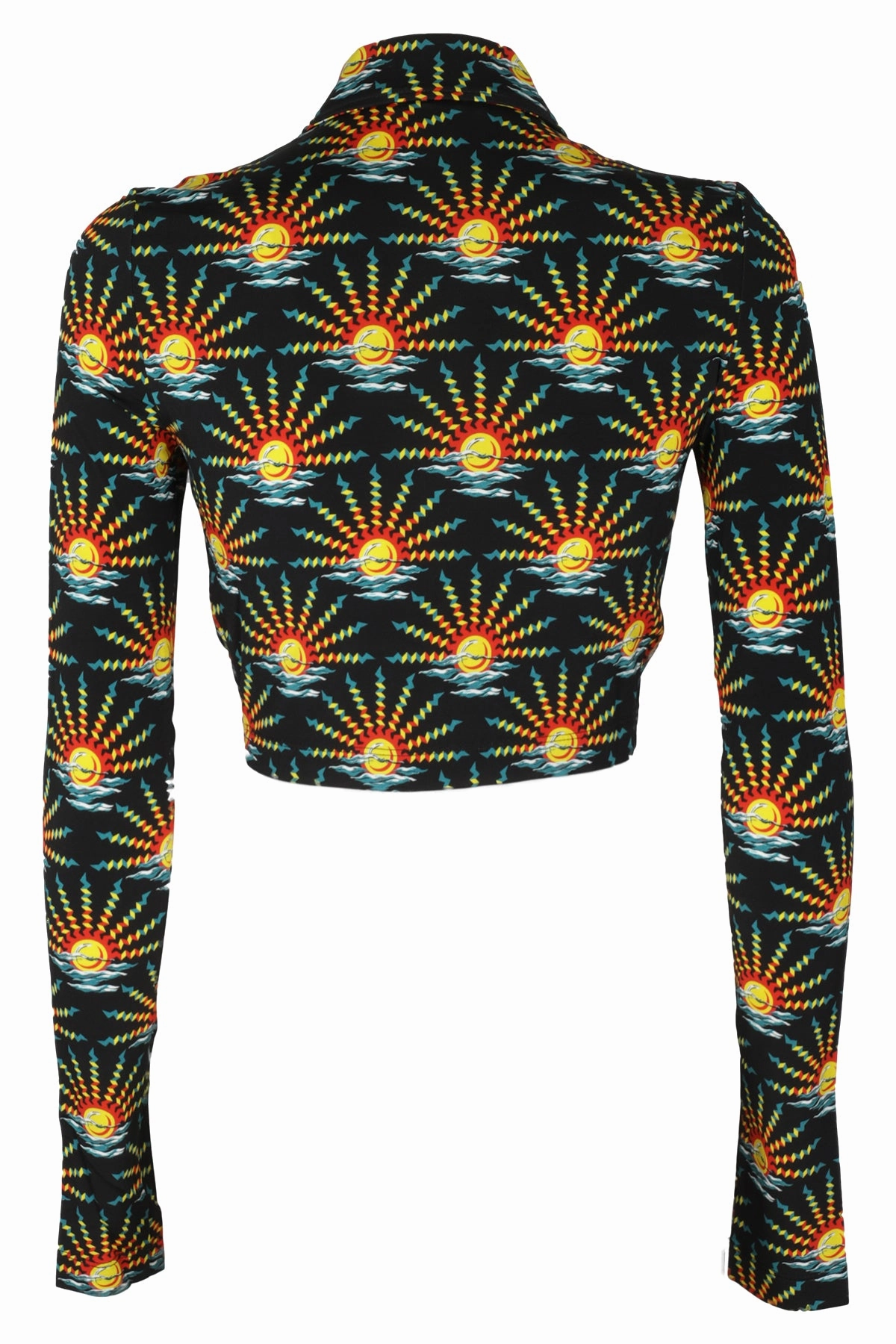 Paco Rabanne Button-Up Cropped Top
