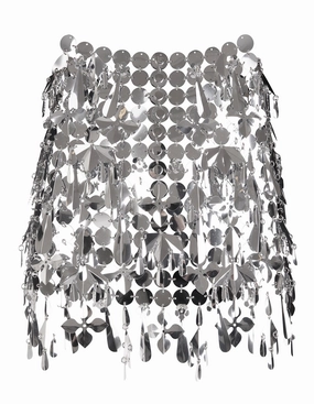 Paco Rabanne Graphic Mini Skirt