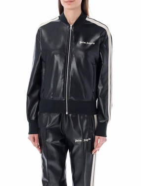 Palm Angels Logo Printed Bomber Jacket