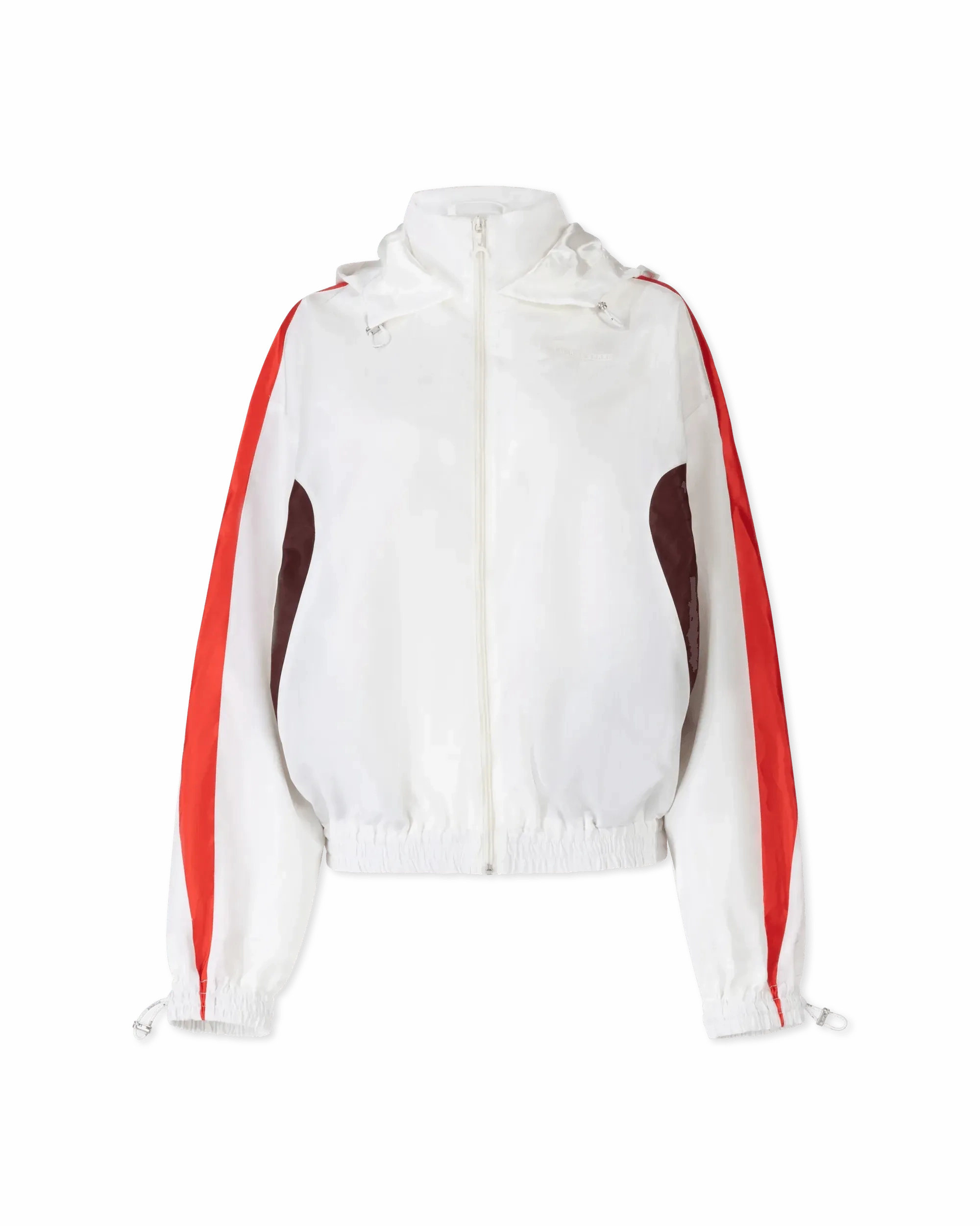 Panelled Moire Track Jacket