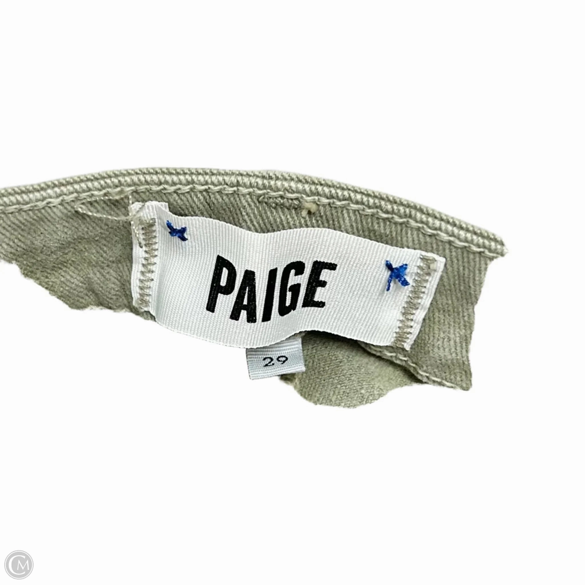 Pants Cargo & Utility By Paige In Green, Size: 8