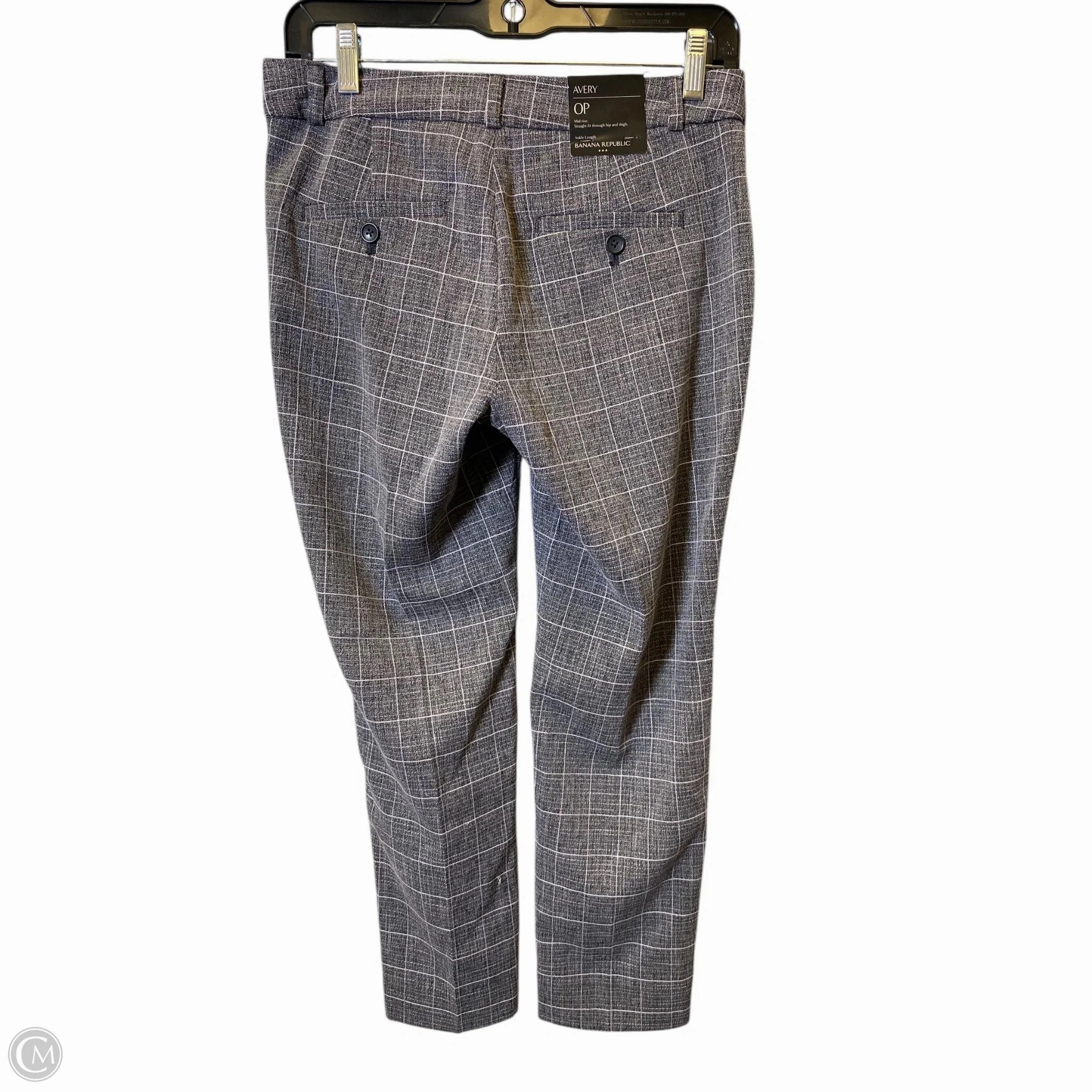 Pants Dress By Banana Republic In Plaid Pattern, Size: 0