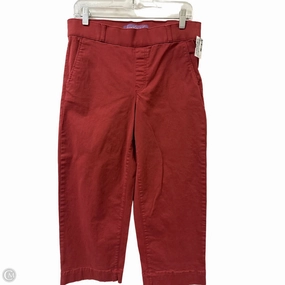 Pants Wide Leg By Gloria Vanderbilt In Red, Size: 6