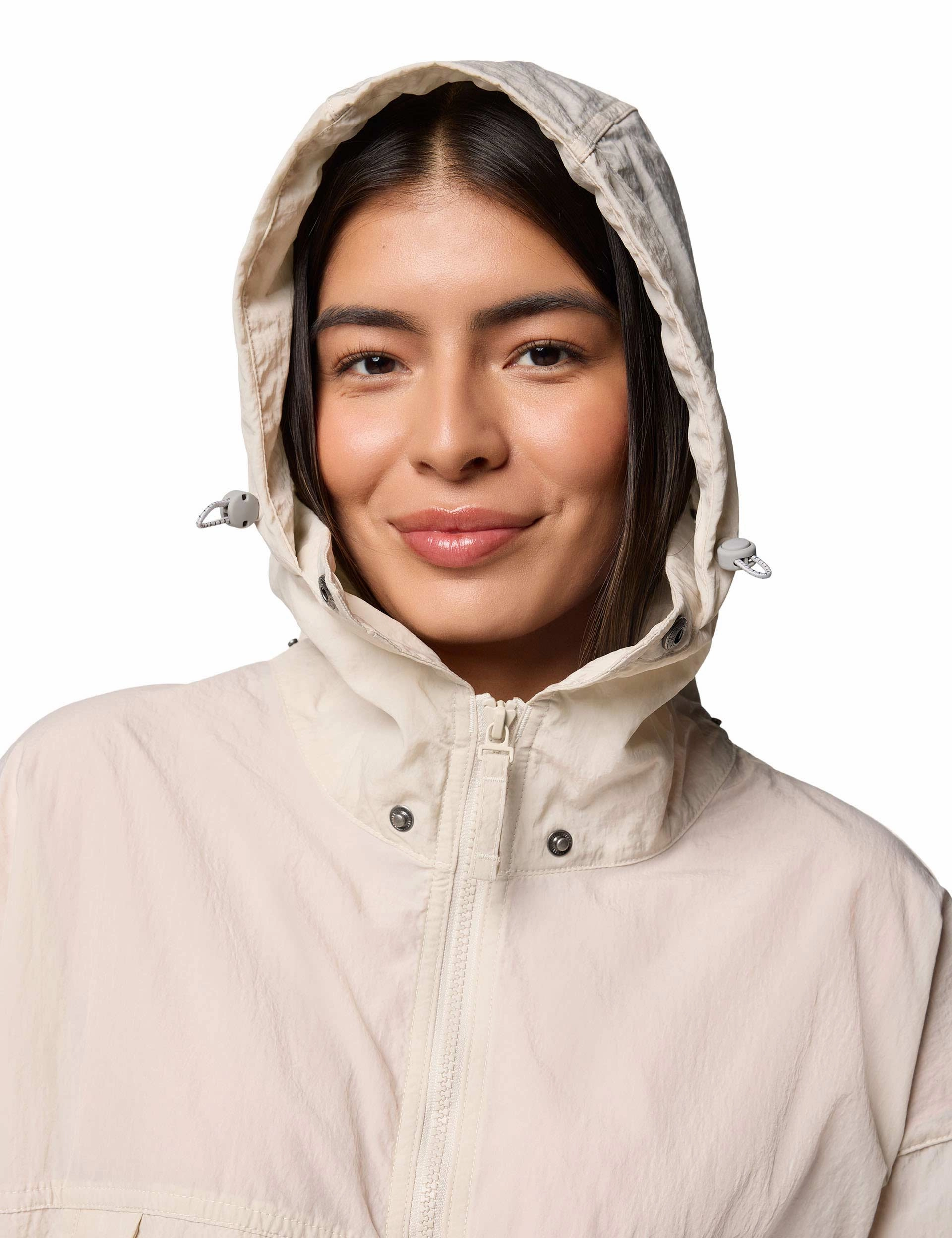 Paracutie II Hooded Windbreaker - Dark Stone