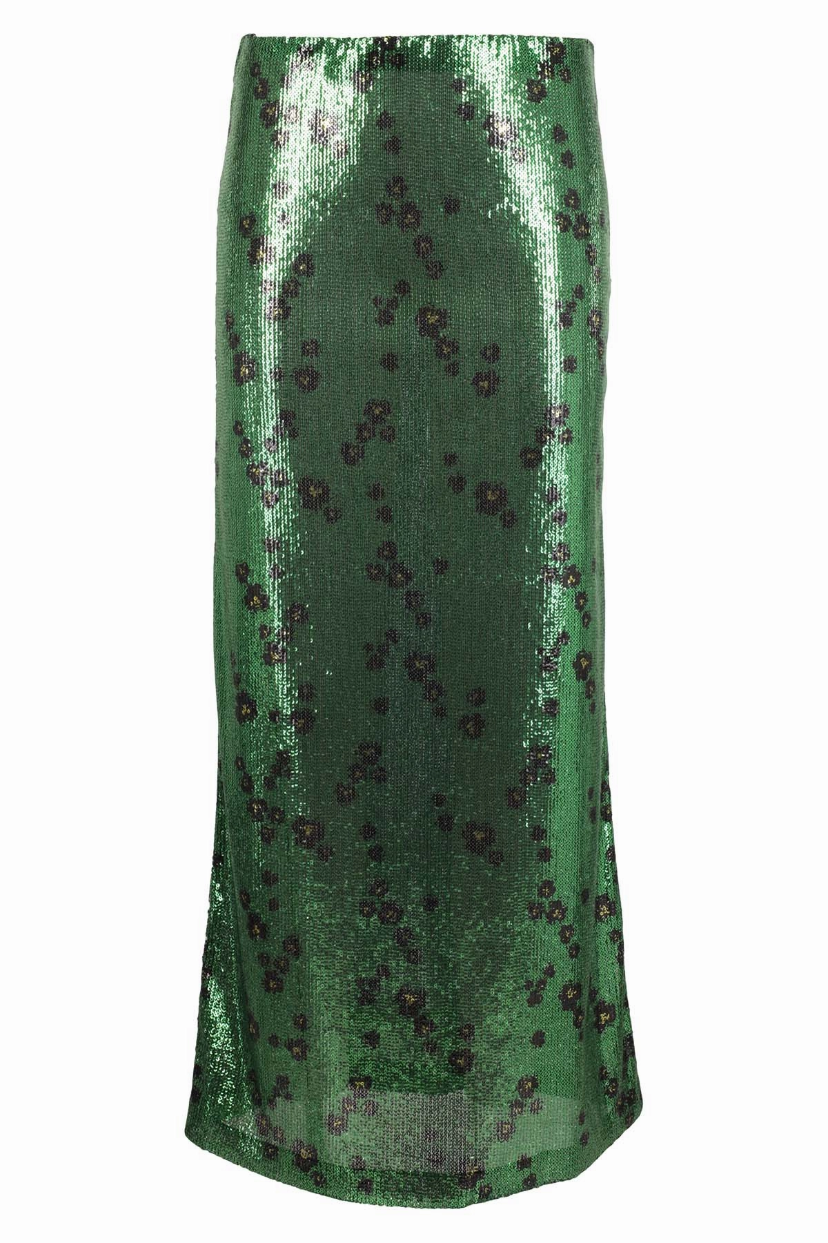 Philosophy Di Lorenzo Serafini Floral Printed High-Waisted Skirt