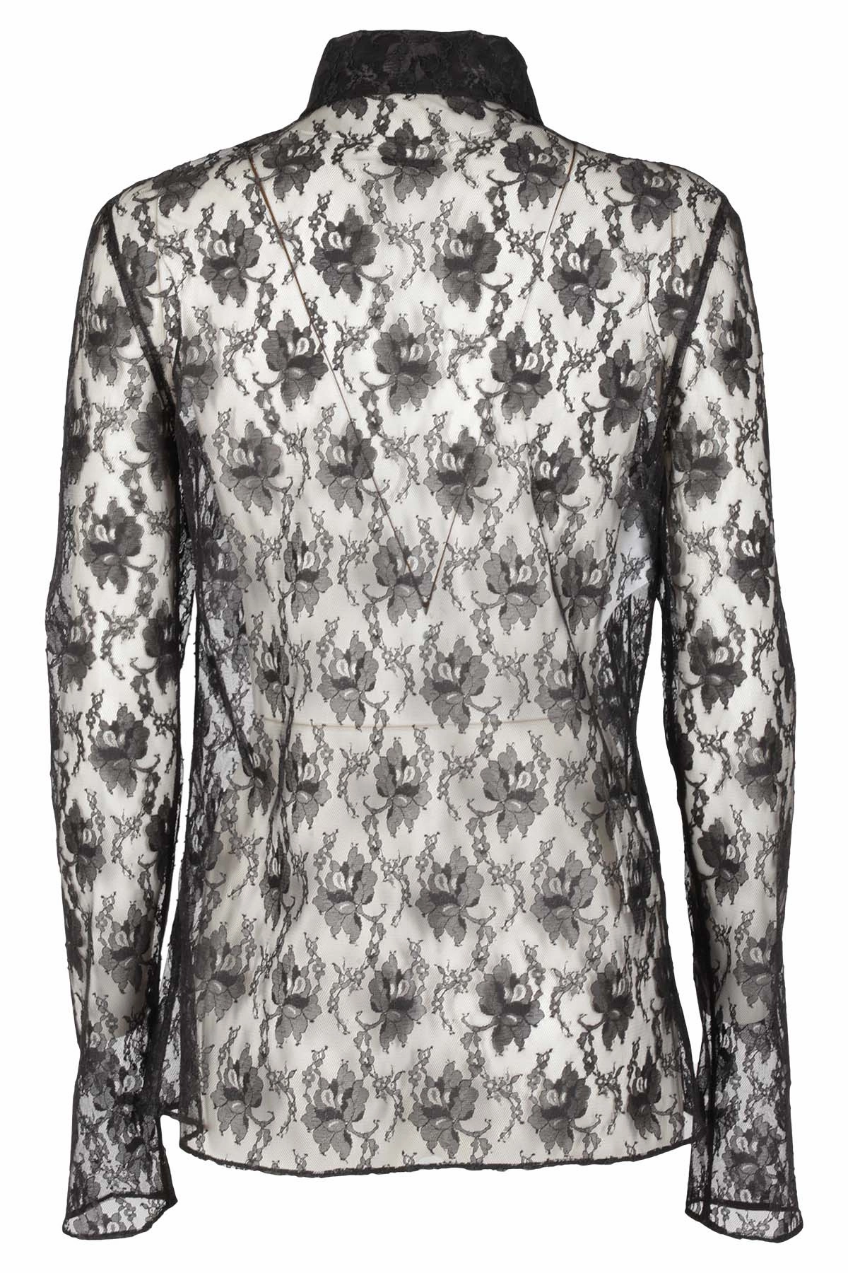 Philosophy Di Lorenzo Serafini Lace-Detailed Button-Down Shirt