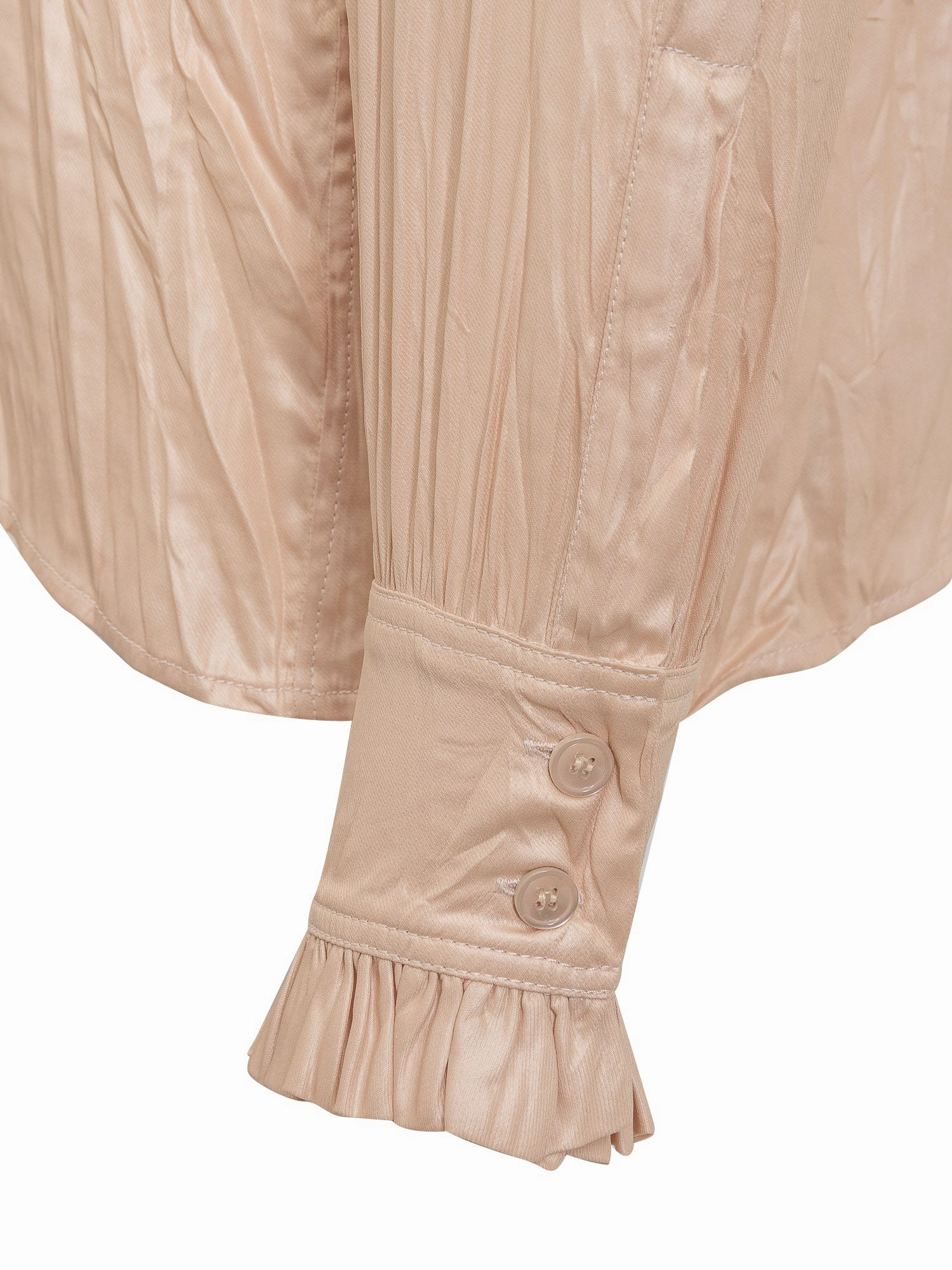 Philosophy Di Lorenzo Serafini Ruffle-Cuff Button-Up Shirt