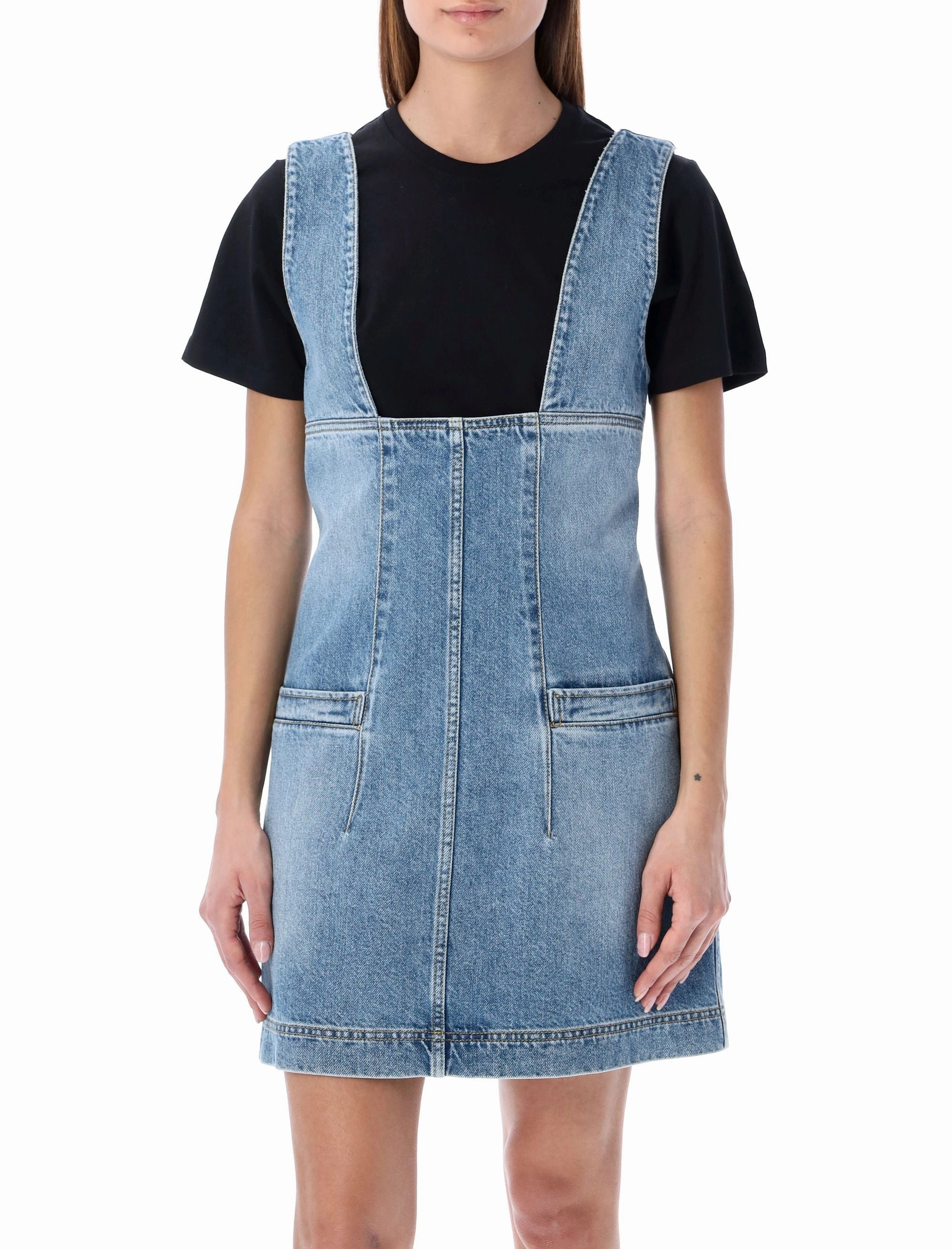 Philosophy Di Lorenzo Serafini Salopette Denim Dress