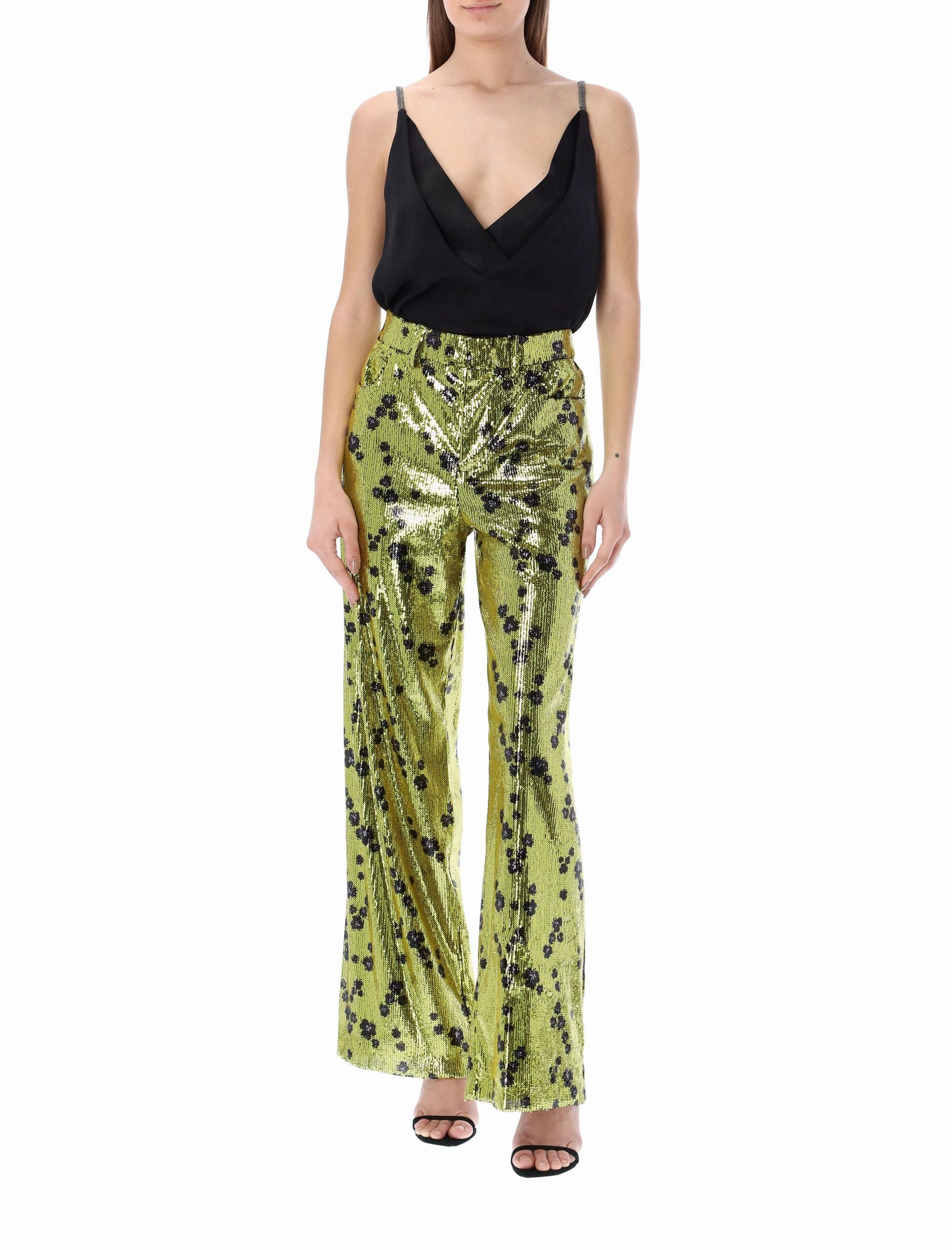 Philosophy Di Lorenzo Serafini Sequin Wide-Leg Pants