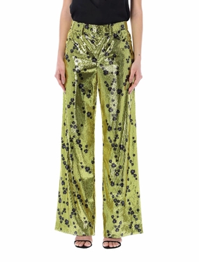 Philosophy Di Lorenzo Serafini Sequin Wide-Leg Pants