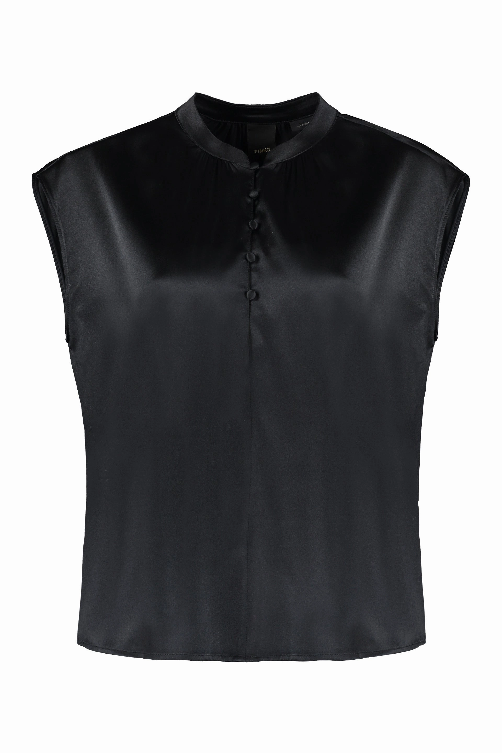 Pinko Button-Up Sleeveless Blouse