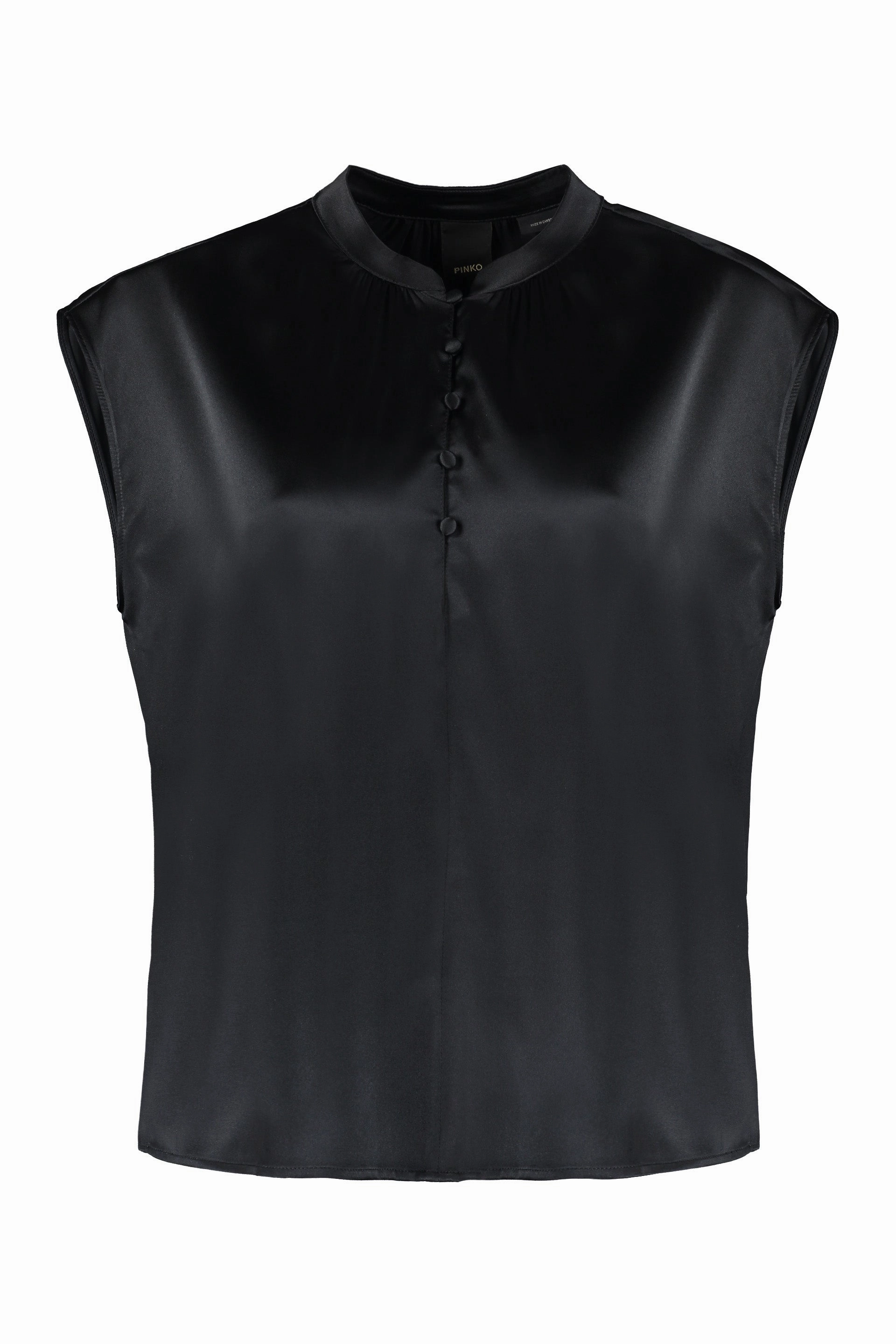 Pinko Button-Up Sleeveless Blouse