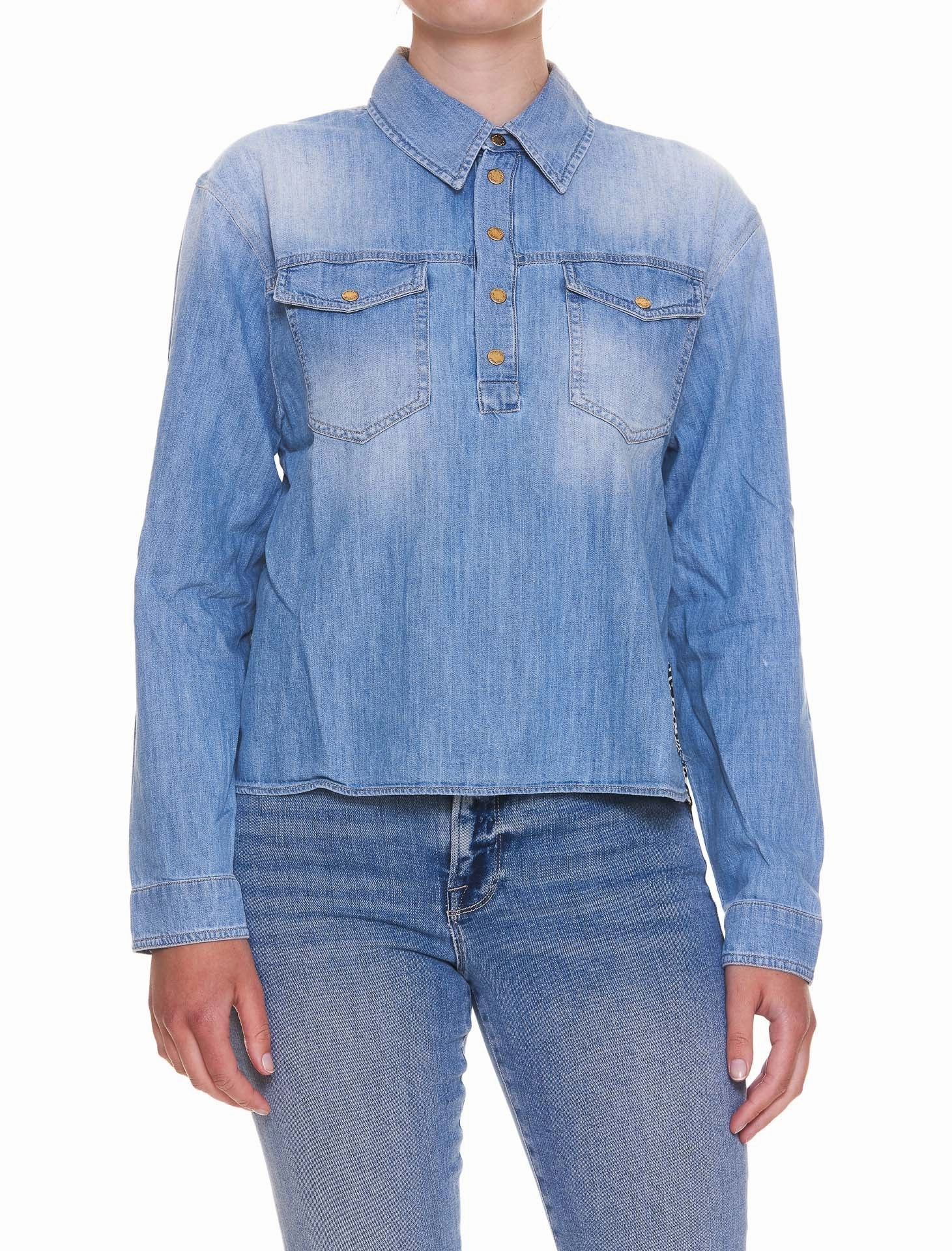Pinko Panelled Denim Shirt