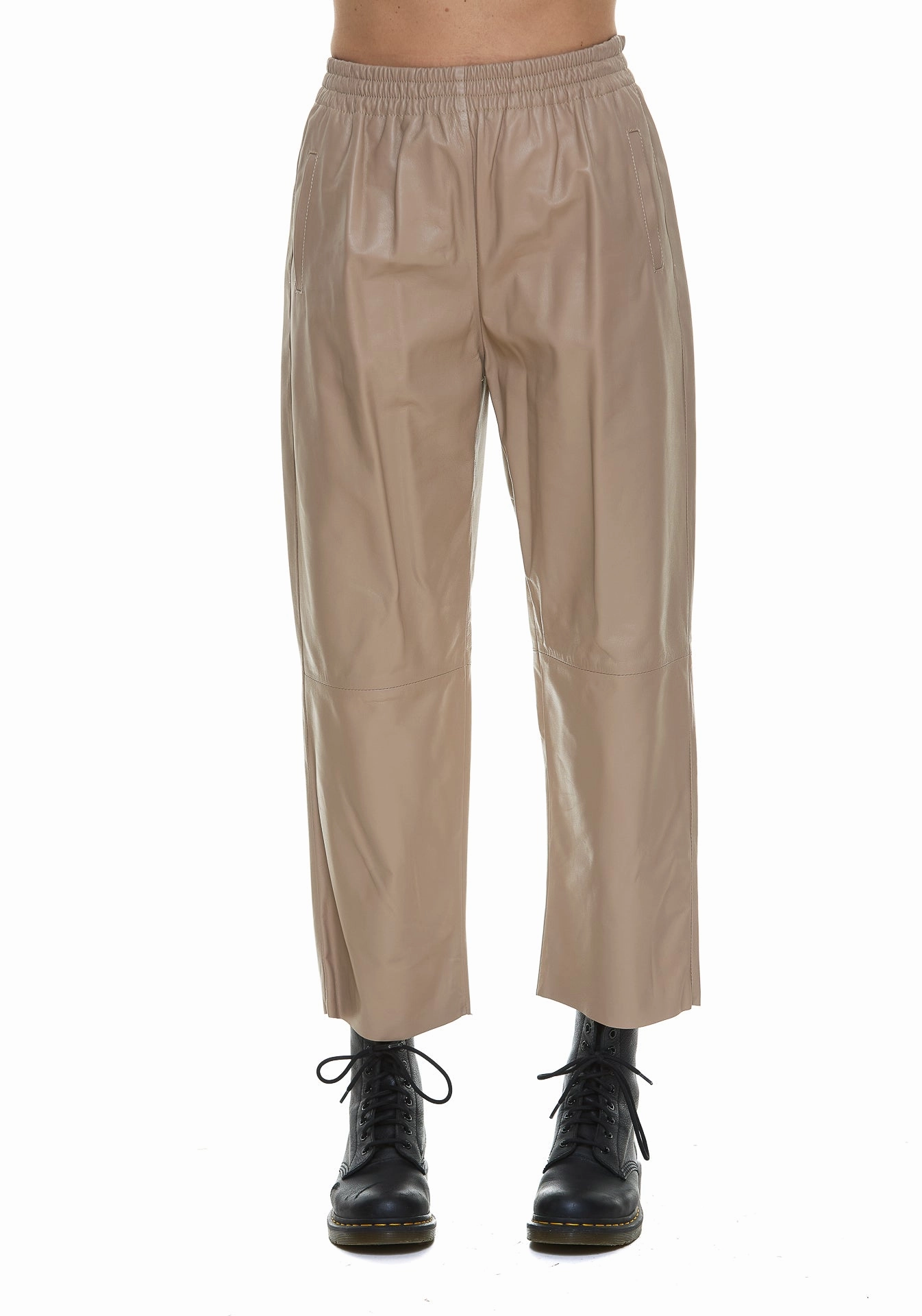 Pinko Straight Leg Cropped Pants