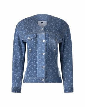 Regenerated Denim Fitted Jacket