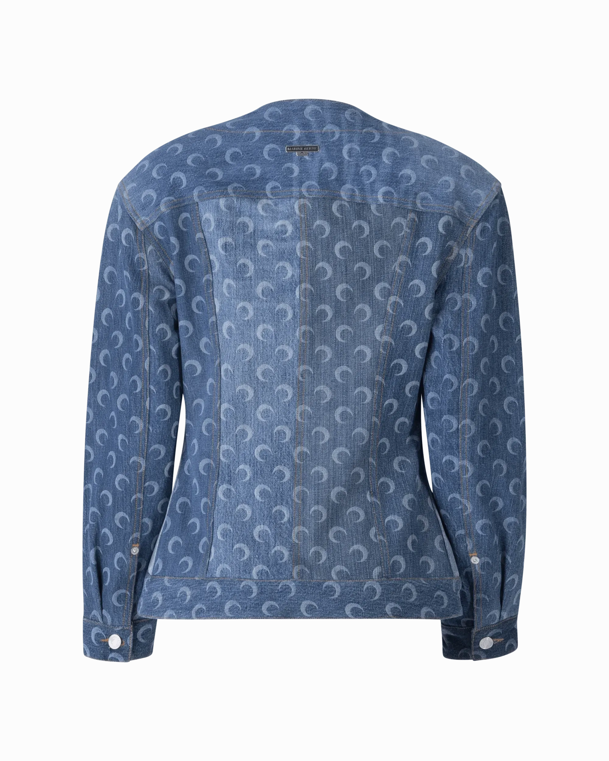 Regenerated Denim Fitted Jacket