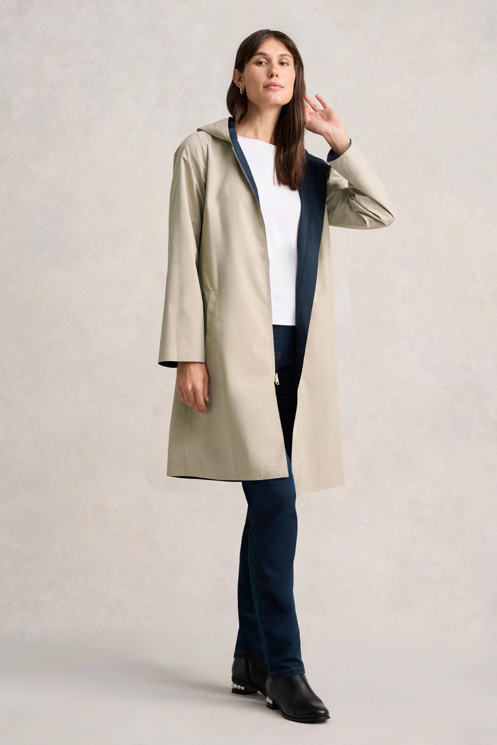 Reversible Raincoat - Ink & Stone