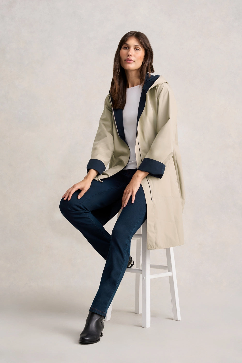 Reversible Raincoat - Ink & Stone