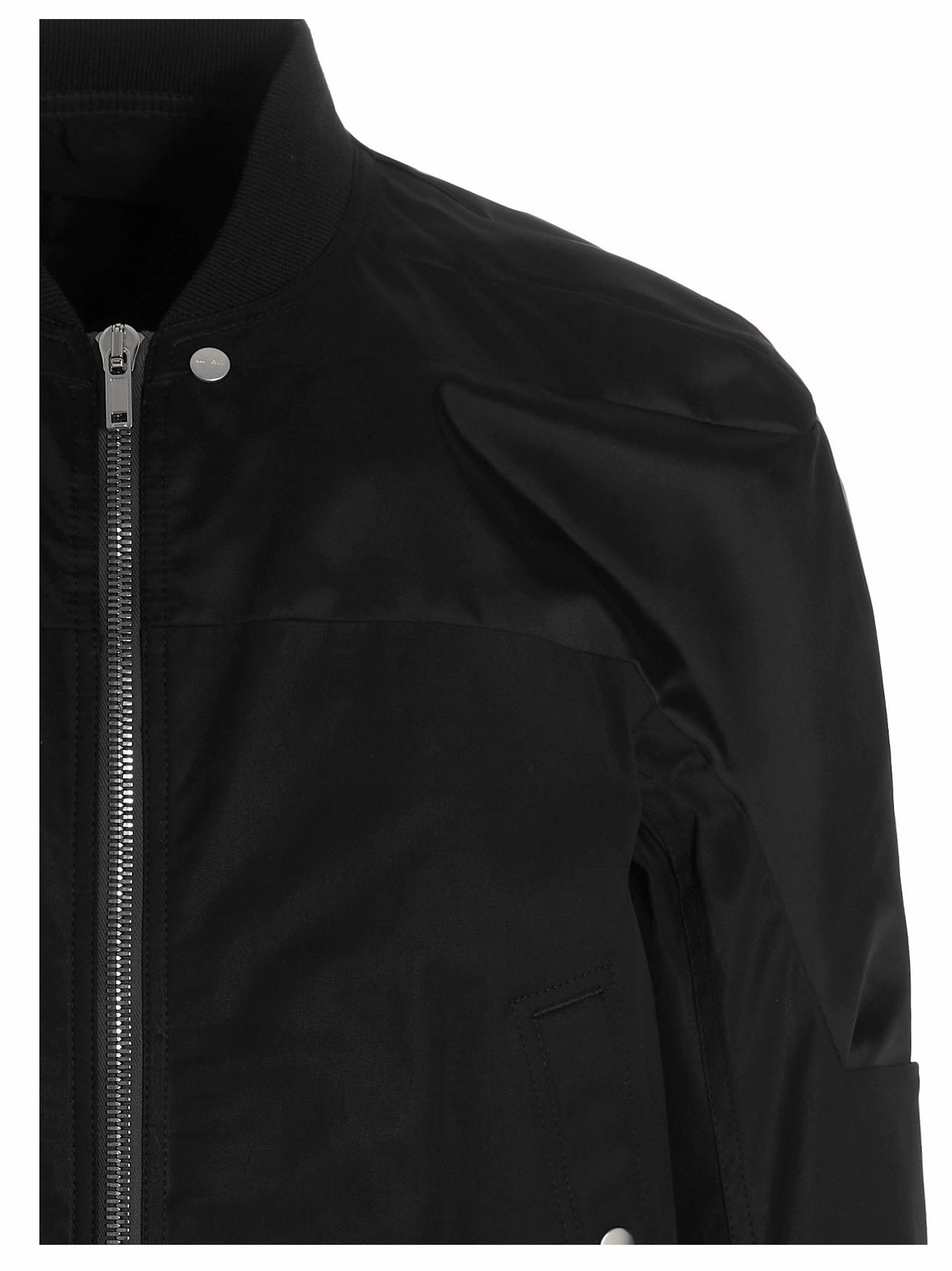 Rick Owens Panelled Zipped Bomber Jacket