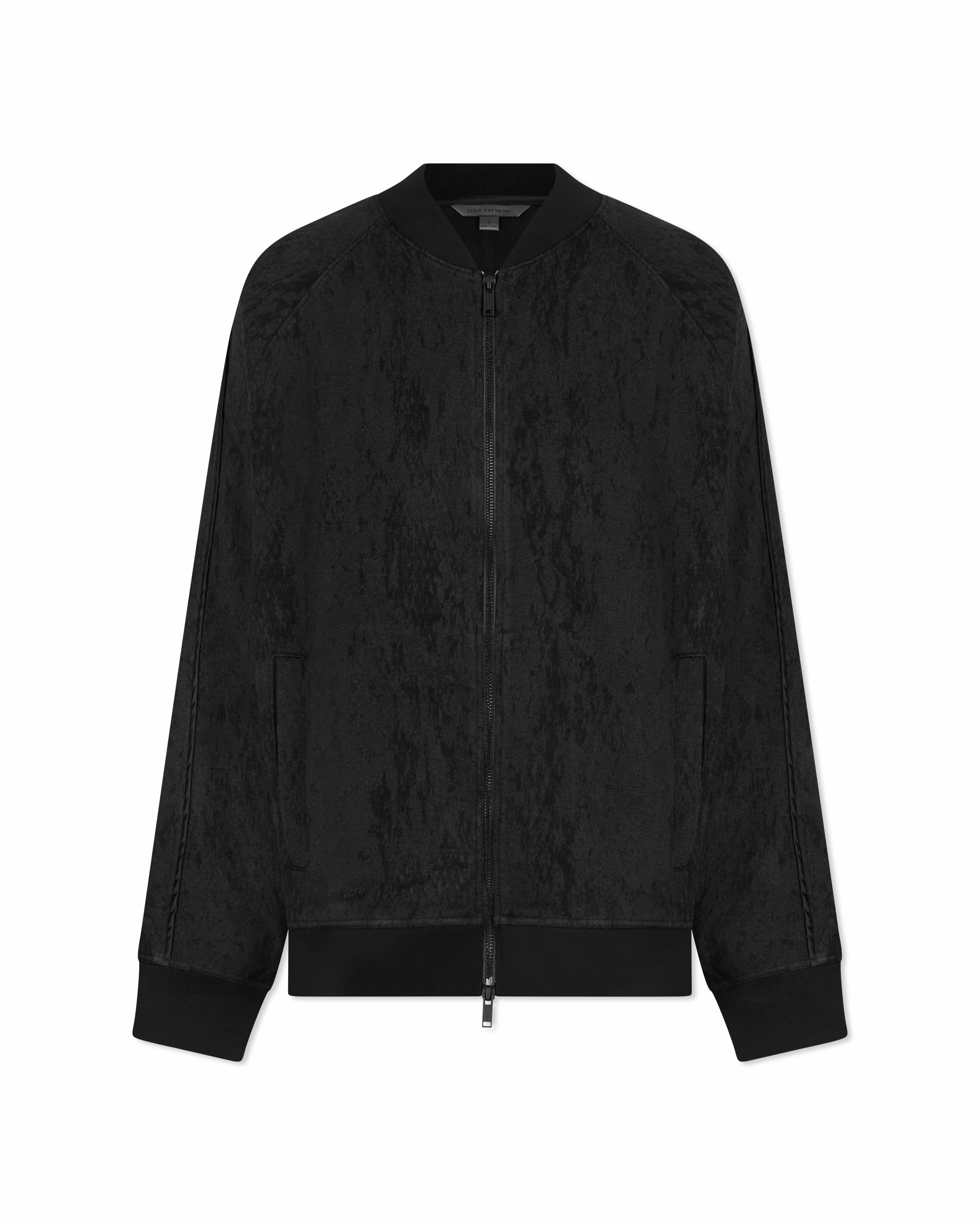 Riggins Python Jacquard Bomber