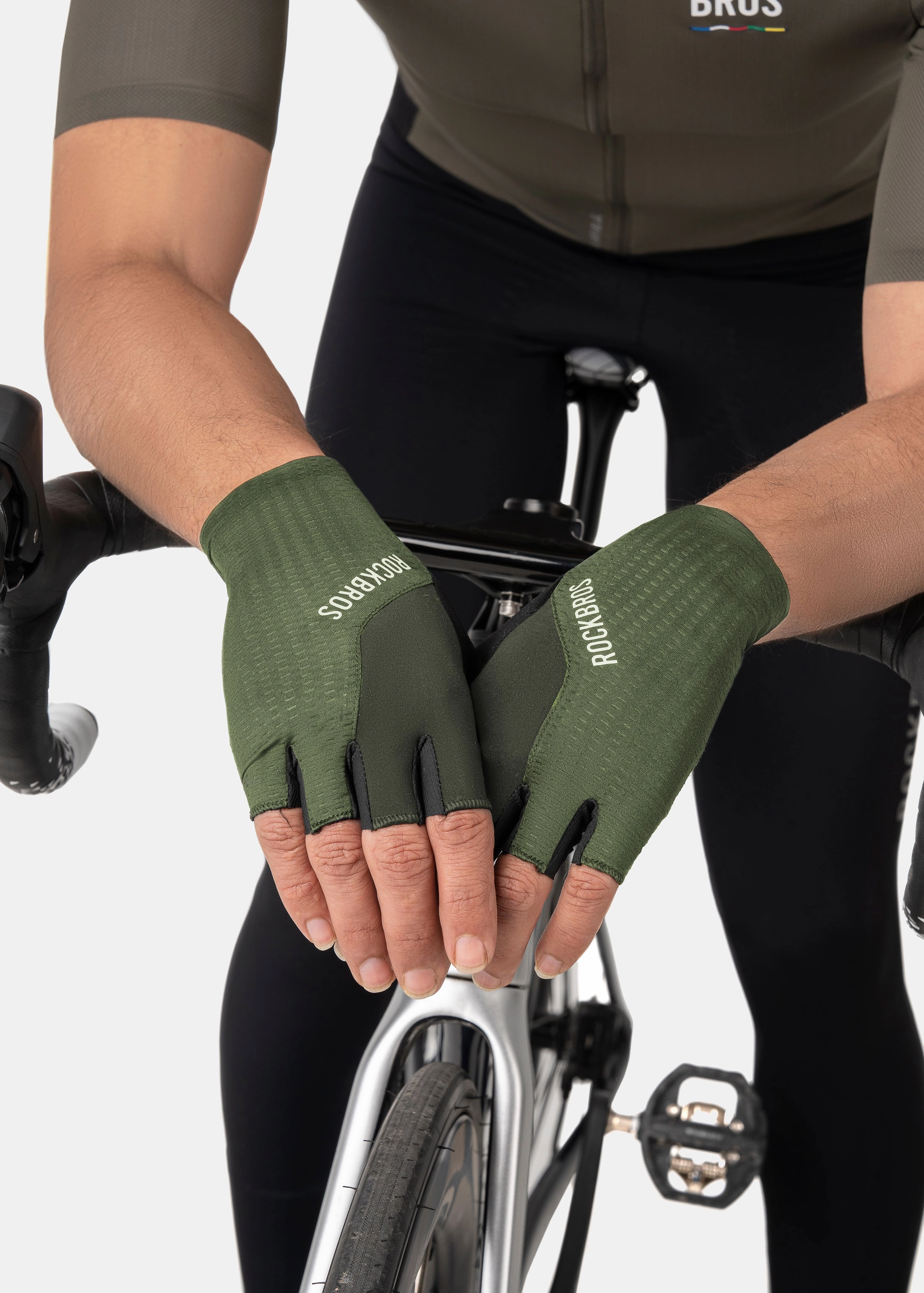ROCKRBOS Road-to-Sky Cycling Fingerless Gloves