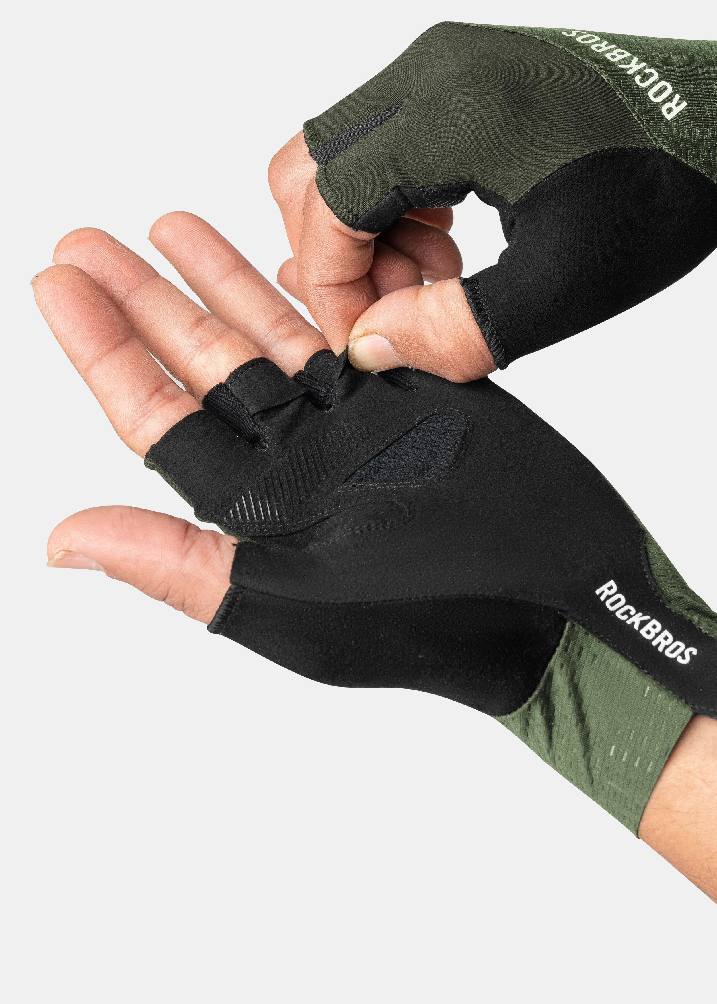 ROCKRBOS Road-to-Sky Cycling Fingerless Gloves