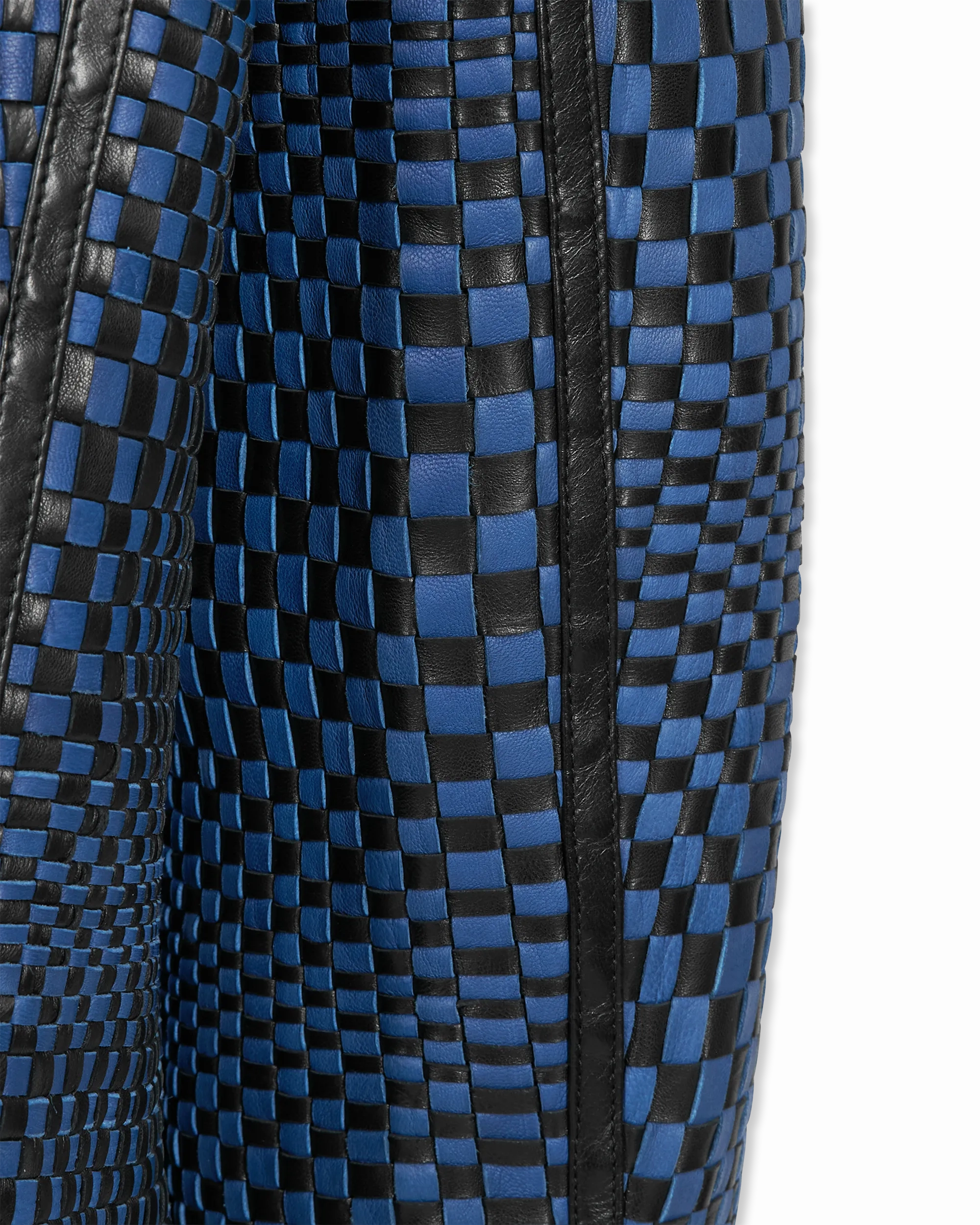 Runway Handwoven Leather Jacket