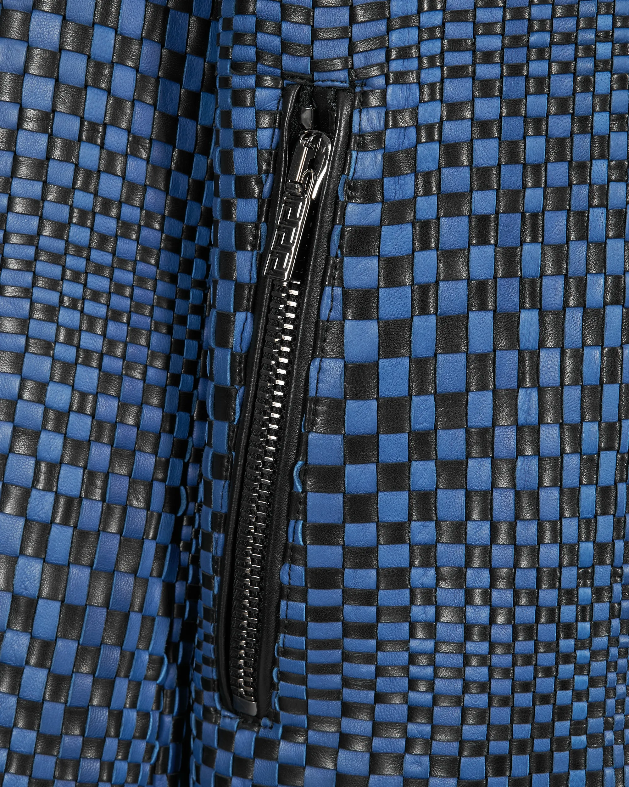 Runway Handwoven Leather Jacket