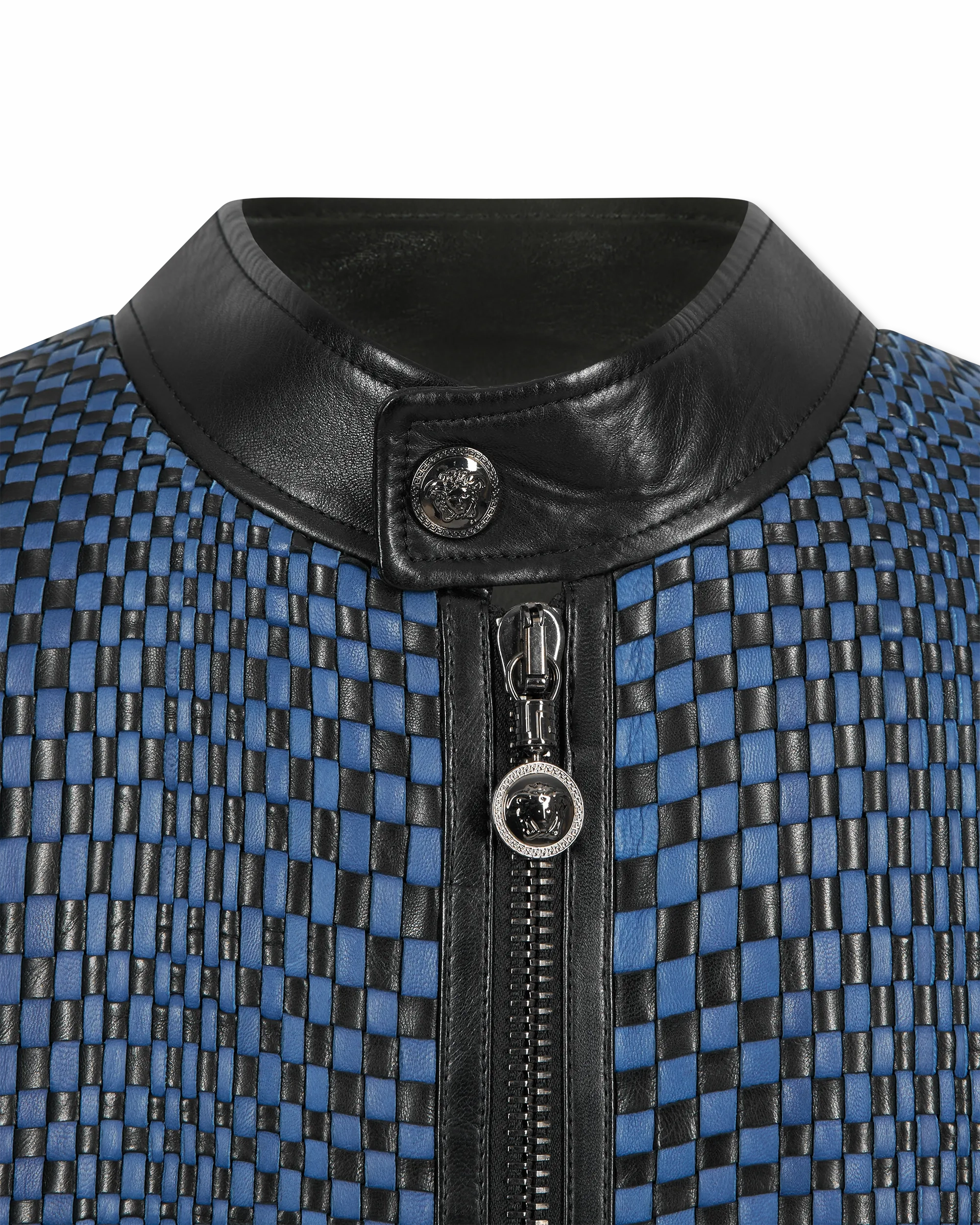 Runway Handwoven Leather Jacket