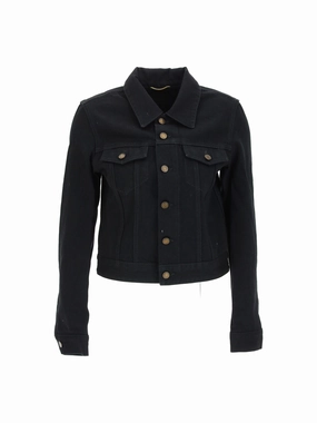 Saint Laurent Long-Sleeved Denim Jacket