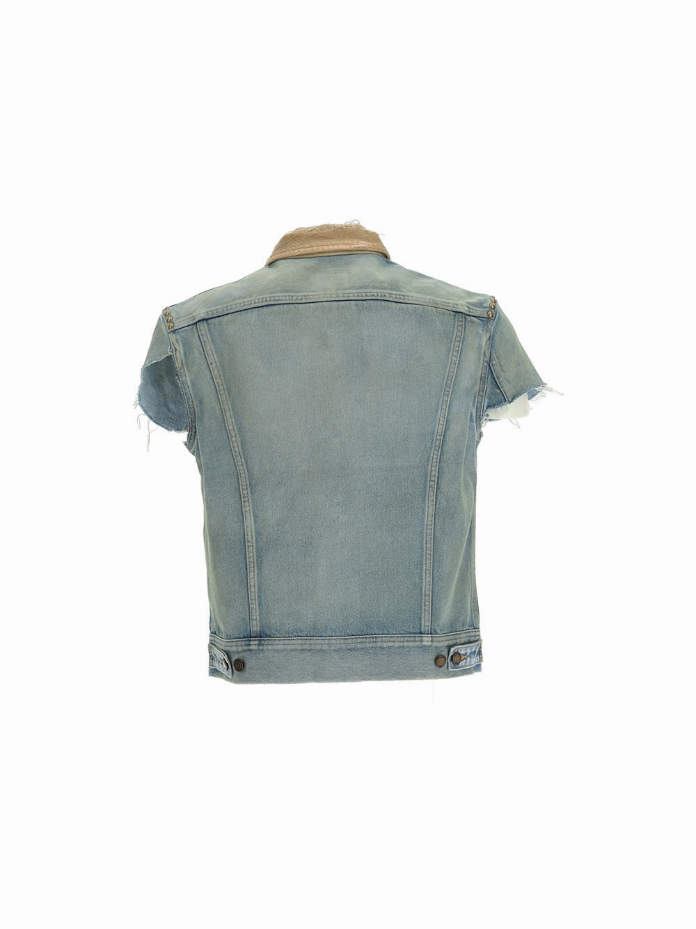 Saint Laurent Press-Stud Fastened Denim Shirt