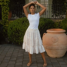Salinas Skirt, White