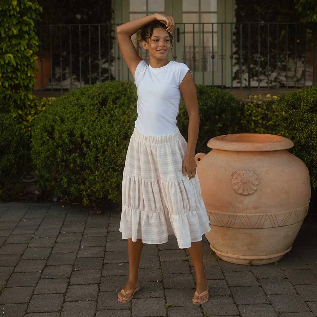 Salinas Skirt, White