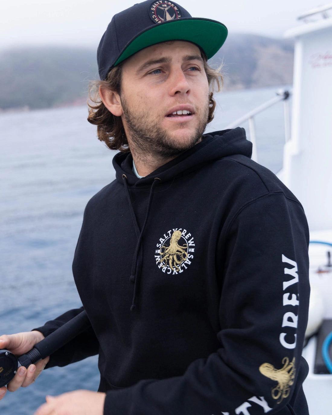 Salty Crew Men's Tentacles Hooded Fleece Sweatshirt