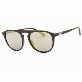 Salvatore Ferragamo Men's Sunglasses - Dark Khaki Frame Grey Lens | SF1090S 324