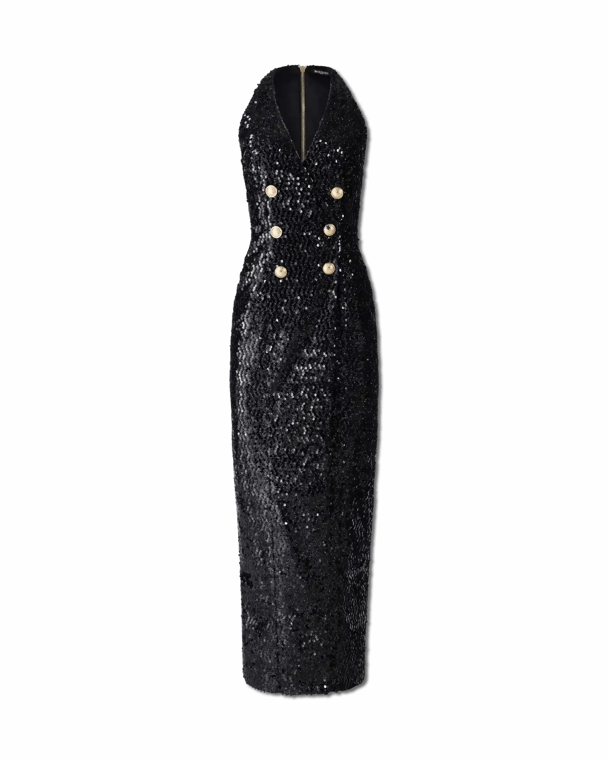 Sequin Slit Dress