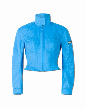Shaped Short Bomber Jacket