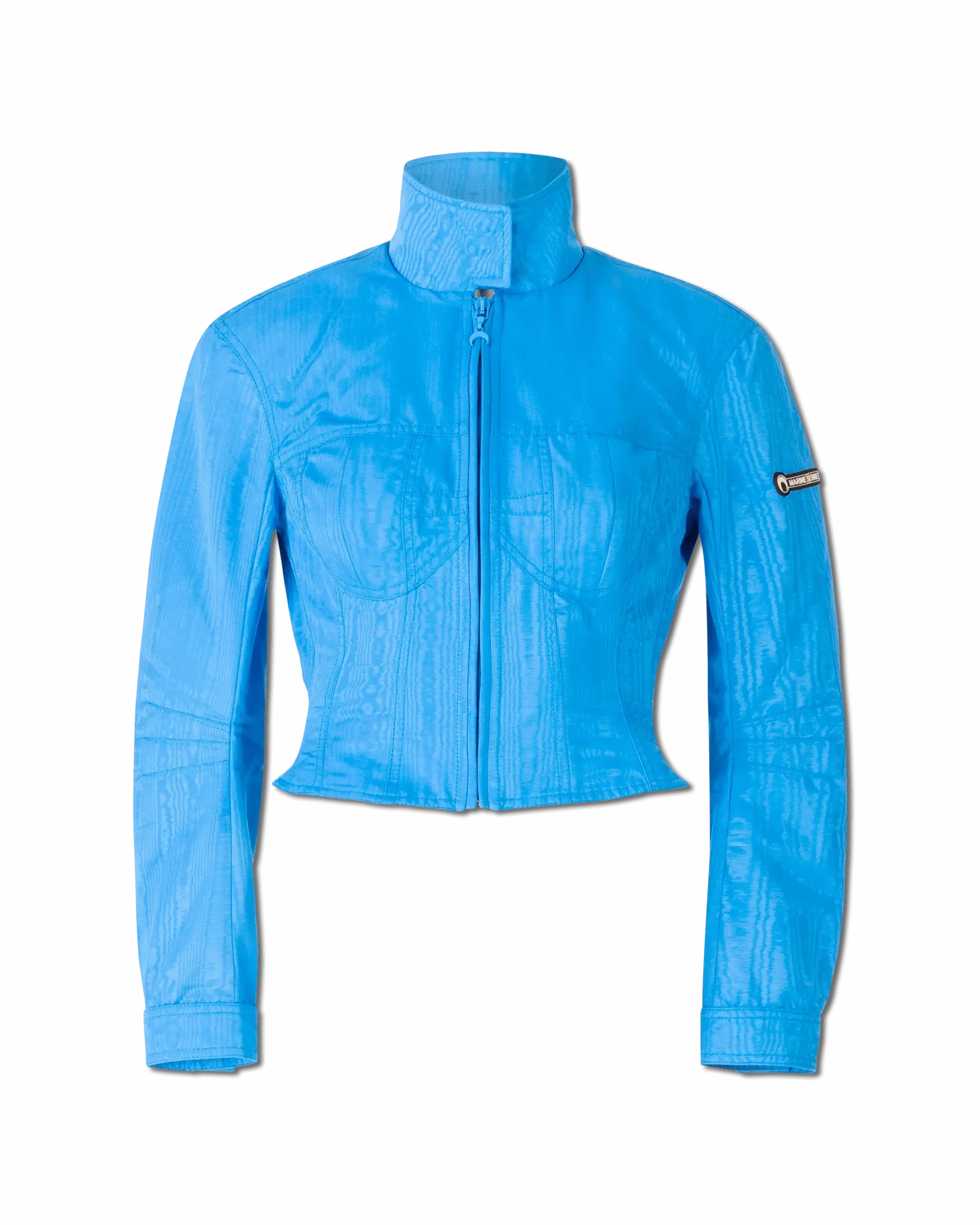 Shaped Short Bomber Jacket