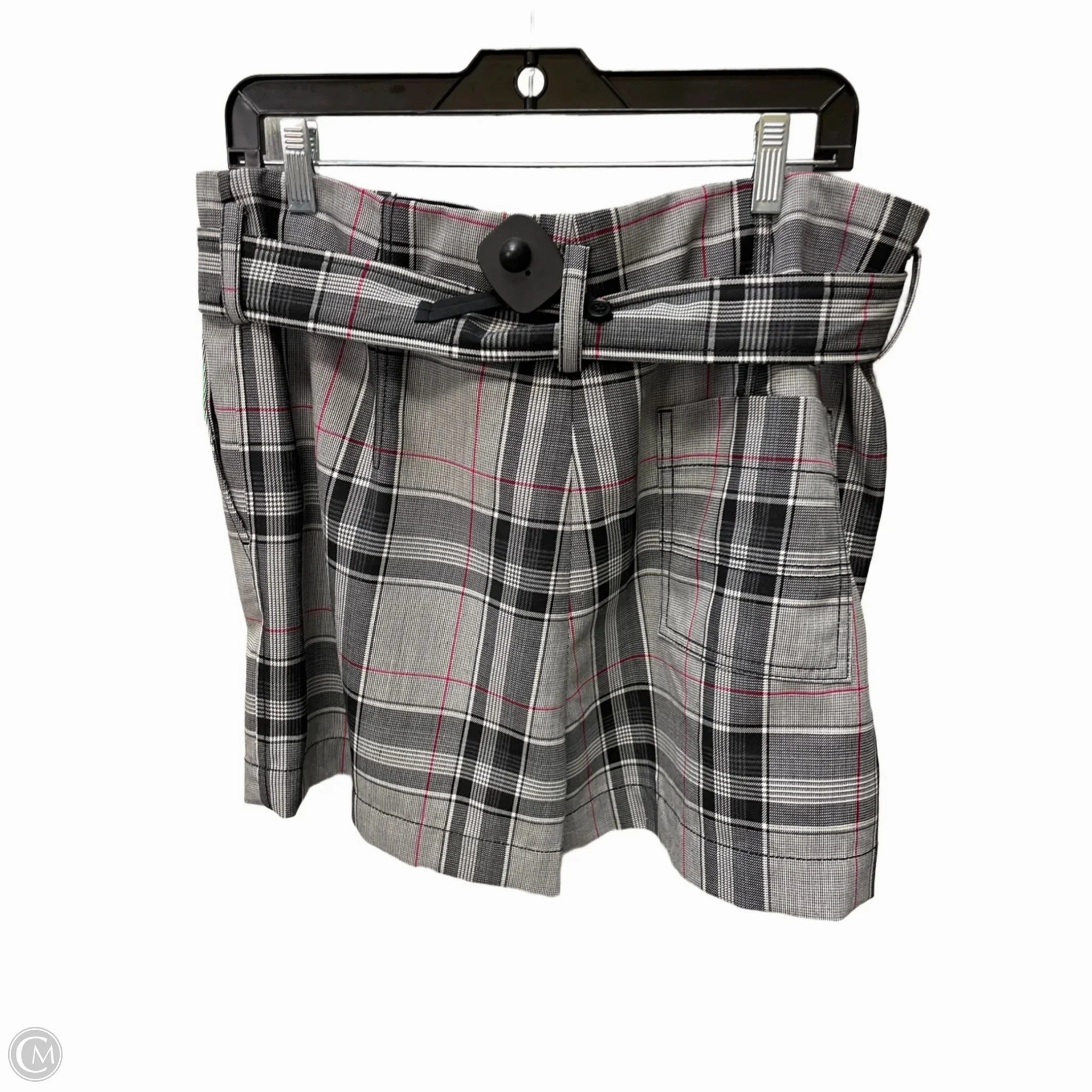Shorts Designer By 3.1 Phillip Lim In Plaid Pattern, Size: 12