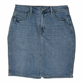 Skirt Midi By Old Navy In Blue Denim, Size:8
