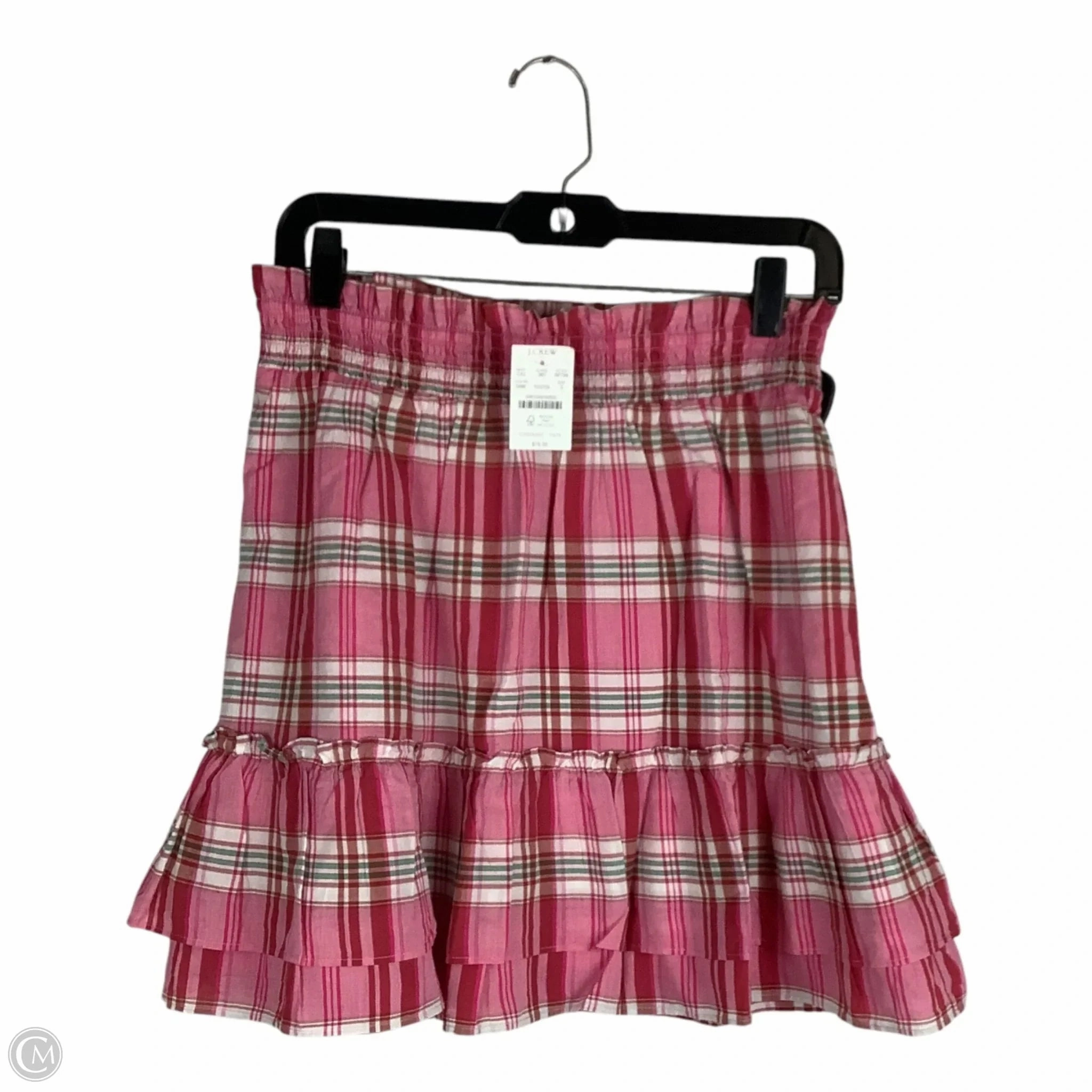 Skirt Mini & Short By J. Crew In Plaid Pattern, Size: S