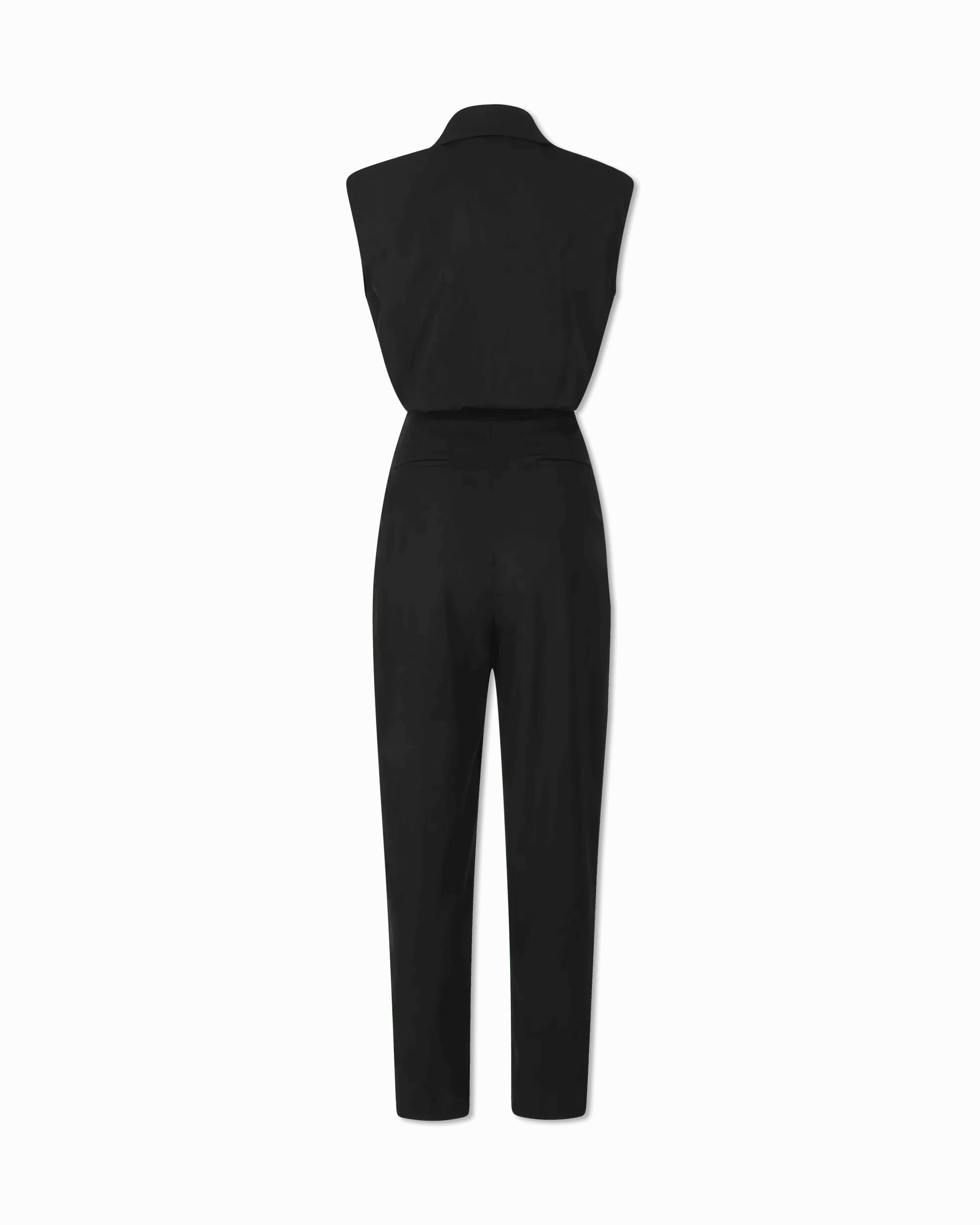 Sleeveless 3 Button Jumpsuit