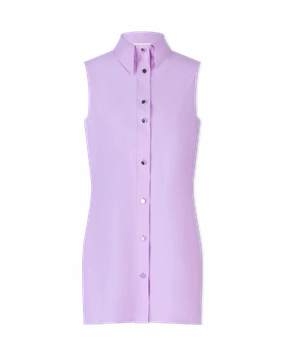 Sleeveless Rea Shirt Mini Dress