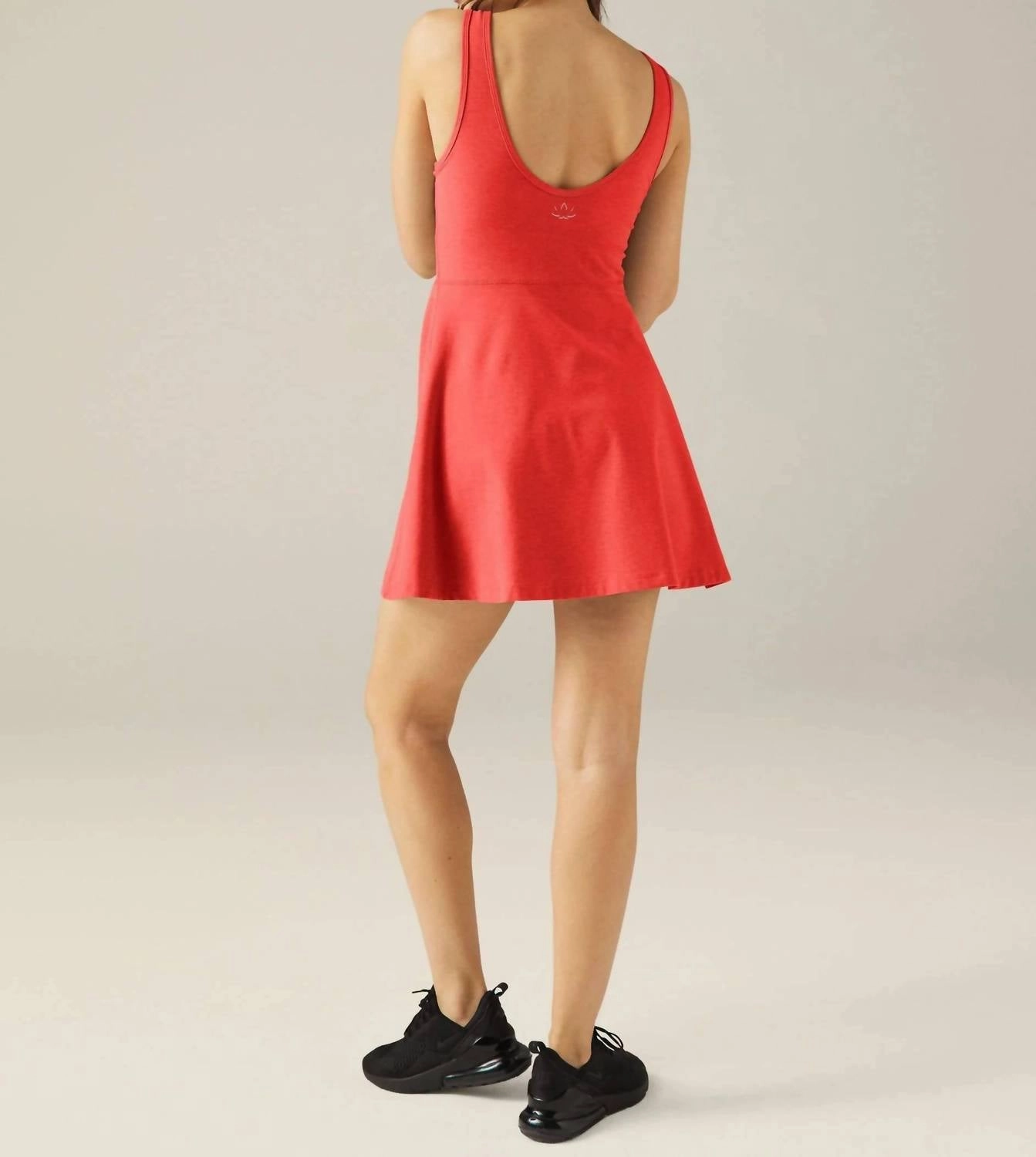 Spacedye Movement Mini Dress In Coral Glow Heather