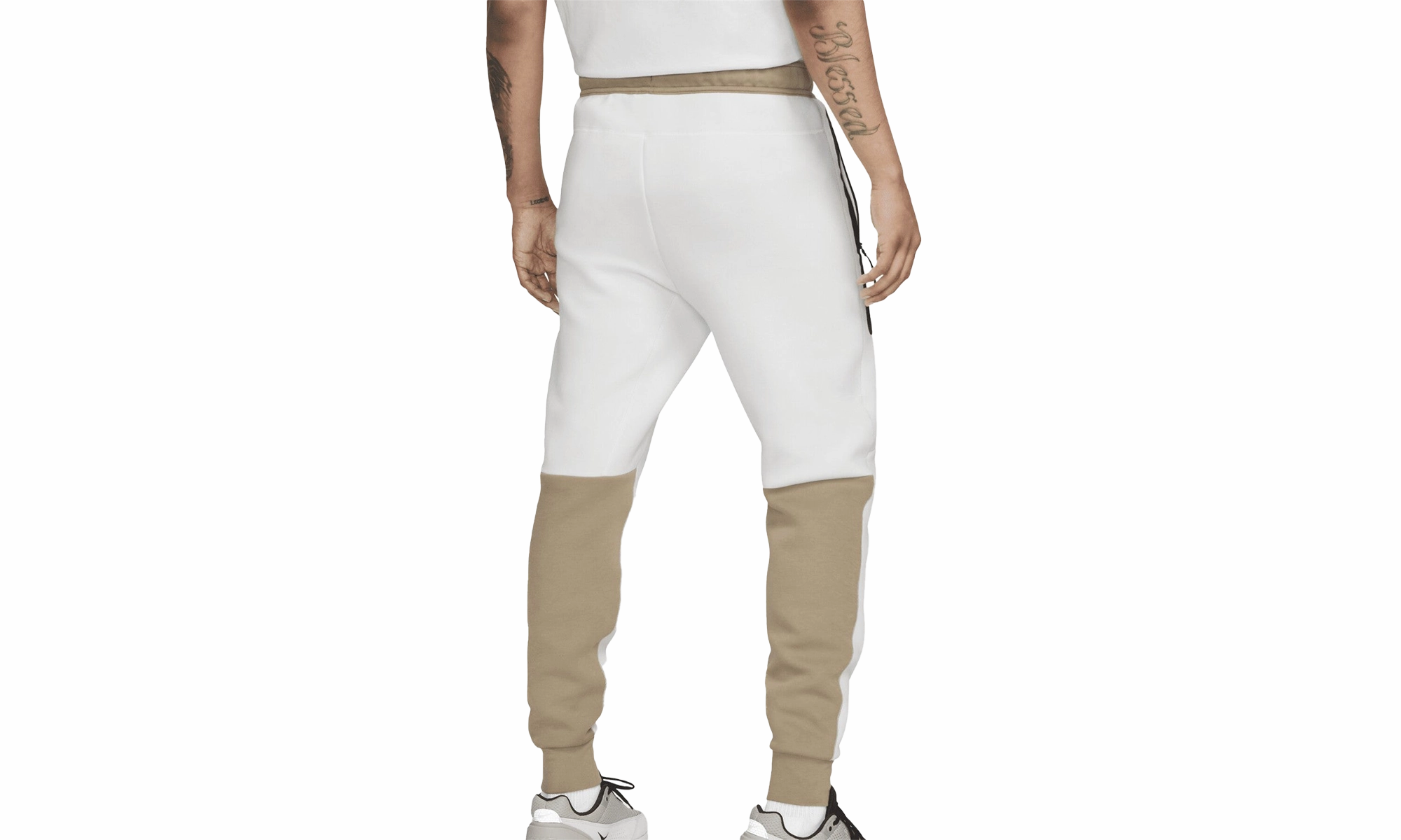 Sportswear Tech Fleece Men's Joggers Mens Style "Summit White/Khaki/Black"