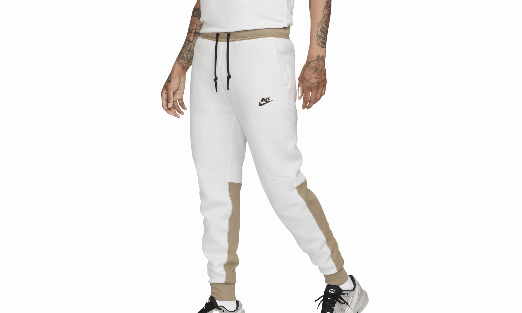 Sportswear Tech Fleece Men's Joggers Mens Style "Summit White/Khaki/Black"