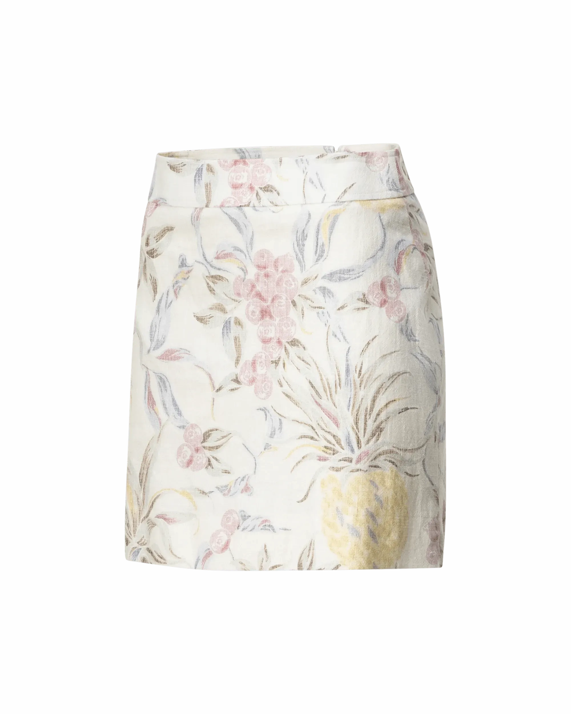 Spring Fruits High Waisted Mini Skirt