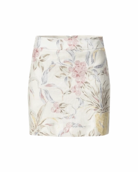 Spring Fruits High Waisted Mini Skirt